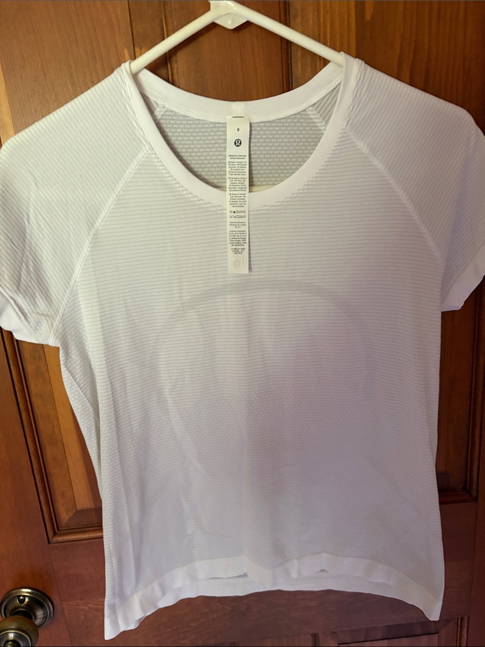 lululemon athletica White Short Sleeve Crew Tee